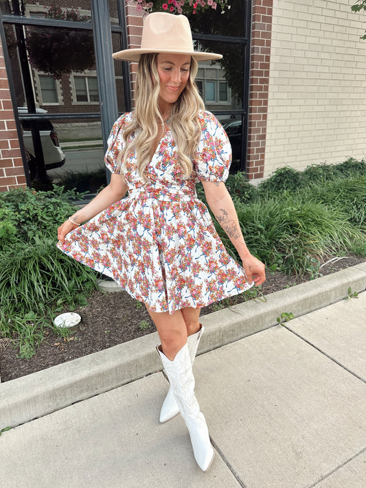 falling for you floral dress