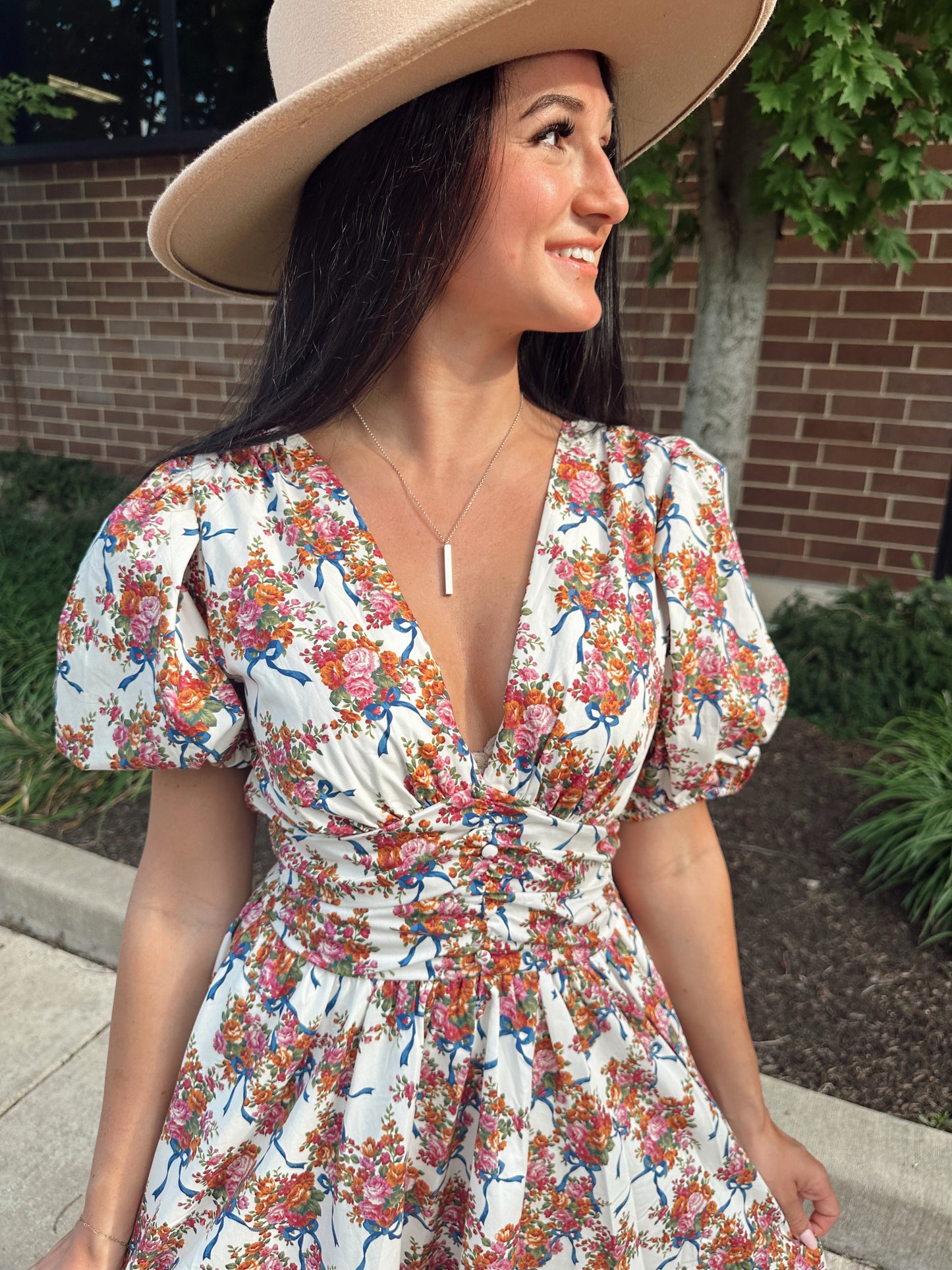 falling for you floral dress